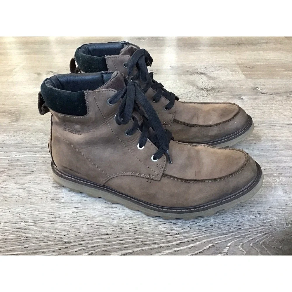 Sorel Mens Size 13 Boots Brown Waterproof Nubuck Chukka Ankle Casual NM2788-238